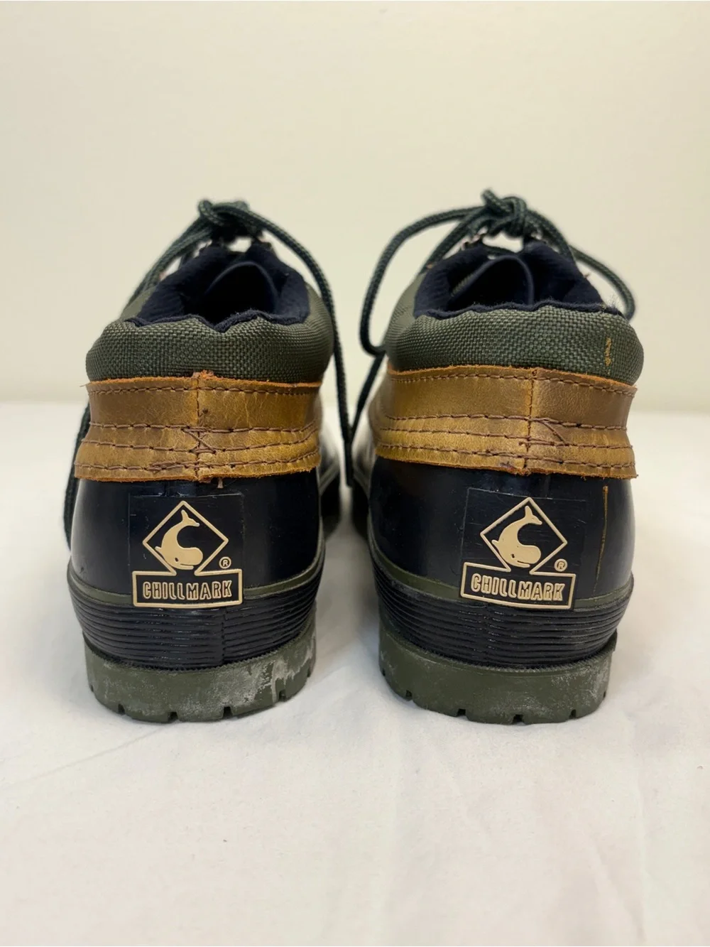 Women’s Waterproof Lace-Up Duck Shoes — Black and Brown Rain